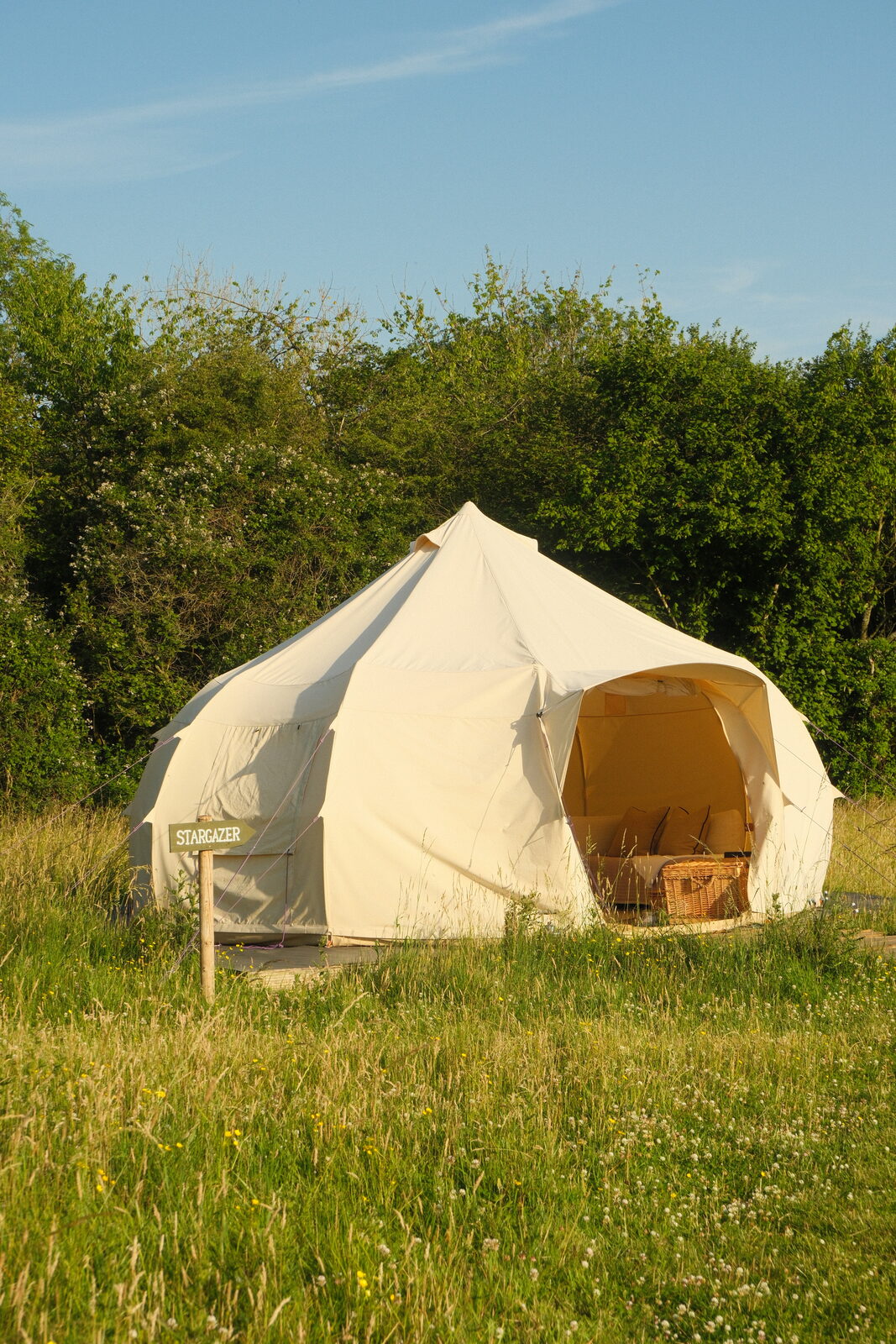 Luxury bell tent